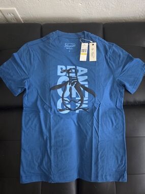 Original Penguin Blue Short-Sleeve Graphic Tee